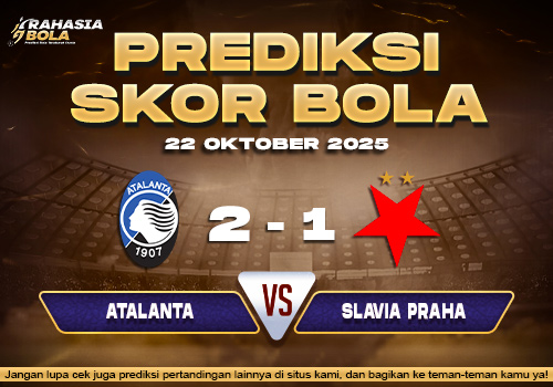 Prediksi Skor Bola Atalanta vs Slavia 22 Oktober 2025