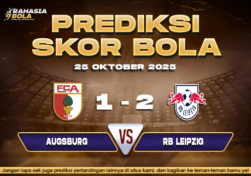 Prediksi Skor Bola Augsburg vs RB Leipzig 25 Oktober 2025