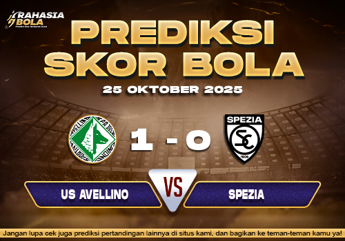 Prediksi Skor Bola Avellino vs Spezia 25 Oktober 2025