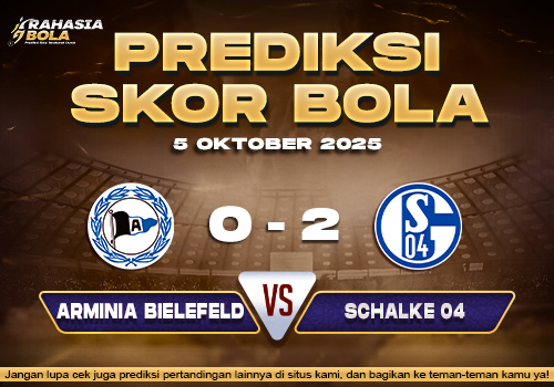 Prediksi Skor Bola Bielefeld vs Schalke 04 05 Oktober 2025