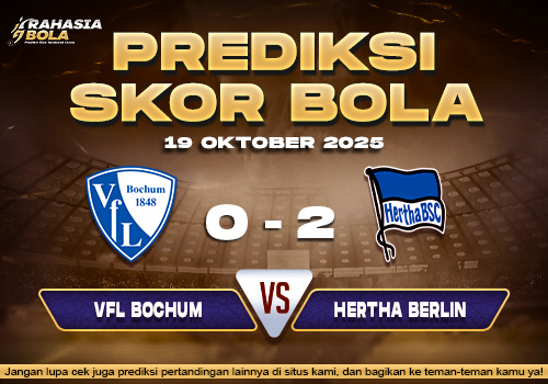 Prediksi Skor Bola Bochum vs Hertha Berlin 19 Oktober 2025
