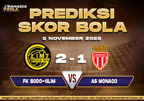 Prediksi Skor Bola Bodo Glimt vs Monaco 5 November 2025
