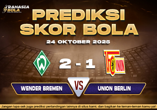Prediksi Skor Bola Bremen vs Union Berlin 24 Oktober 2025