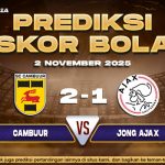 Prediksi Skor Bola Cambur vs Jong Ajax 2 November 2025