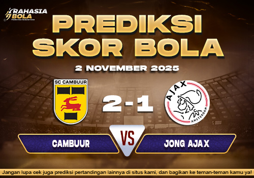 Prediksi Skor Bola Cambur vs Jong Ajax 2 November 2025