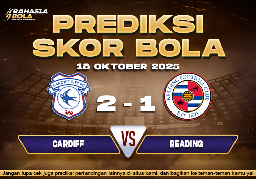 Prediksi Skor Bola Cardiff vs Reading 18 Oktober 2025