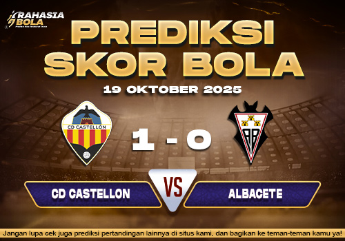 Prediksi Skor Bola Castellon vs Albacete 19 Oktober 2025