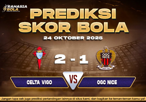 Prediksi Skor Bola Celta Vigo vs Nice 24 Oktober 2025