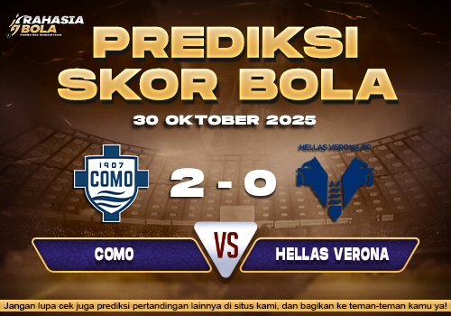 Prediksi Skor Bola Como vs Verona 30 Oktober 2025