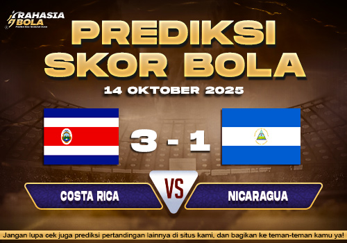 Prediksi Skor Bola Costa Rica vs Nicaragua 14 Oktober 2025