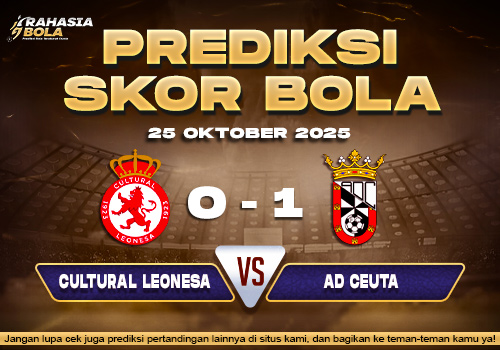 Prediksi Skor Bola Cultural Leonesa vs AD Ceuta 25 Oktober 2025
