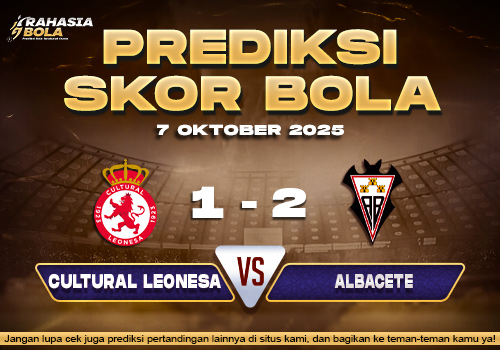 Prediksi Skor Bola Cultural Leonesa vs Albacete 07 Oktober 2025