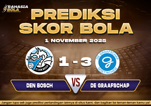 Prediksi Skor Bola Den Bosch vs De Graafschap 1 November 2025
