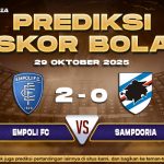 Prediksi Skor Bola Empoli vs Sampodria 29 Oktober 2025
