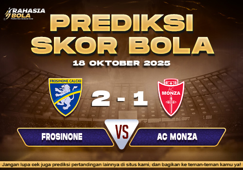 Prediksi Skor Bola Frosinone vs Monza 18 Oktober 2025