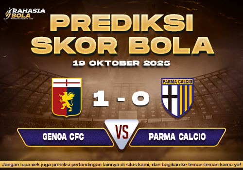 Prediksi Skor Bola Genoa vs Parma 19 Oktober 2025