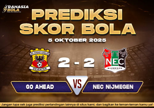 Prediksi Skor Bola Go Ahead vs NEC Nijmegen 05 Oktober 2025