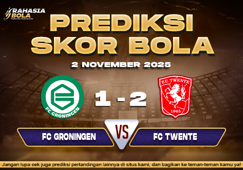 Prediksi Skor Bola Groningen vs Twente 2 November 2025