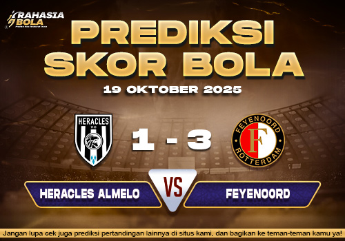 Prediksi Skor Bola Heracles vs Feyenoord 19 Oktober 2025