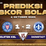 Prediksi Skor Bola Holstein Kiel vs Darmstadt 04 Oktober 2025