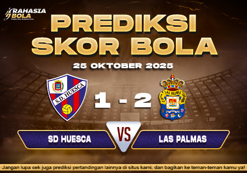 Prediksi Skor Bola Huesca vs Las Pasmas 25 Oktober 2025