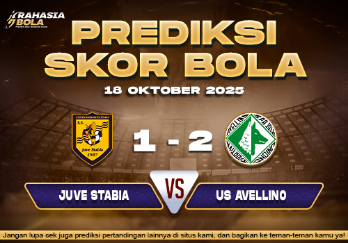Prediksi Skor Bola Juve Stabia vs Avellino 18 Oktober 2025