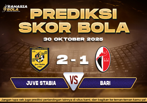 Prediksi Skor Bola Juve Stabia vs Bari 30 Oktober 2025