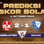 Prediksi Skor Bola Kaiserslautern vs Bochum 04 Oktober 2025