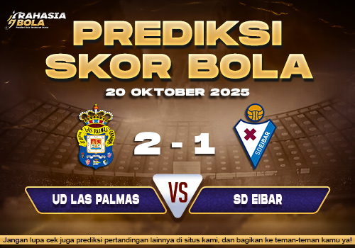 Prediksi Skor Bola Las Palmas vs Eibar 20 Oktober 2025
