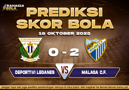 Prediksi Skor Bola Leganes vs Malaga 19 Oktober 2025
