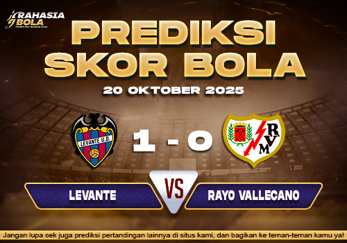 Prediksi Skor Bola Levante vs Rayo Vallecano 20 Oktober 2025