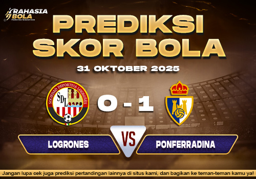 Prediksi Skor Bola Logrones vs Ponferradina 31 Oktober 2025