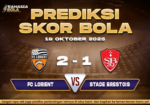 Prediksi Skor Bola Lorient vs Brestois 19 Oktober 2025