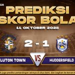 Prediksi Skor Bola Luton vs Huddersfield 11 Oktober 2025