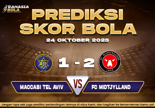 Prediksi Skor Bola Maccabi Tel A vs Midtjylland 24 Oktober 2025