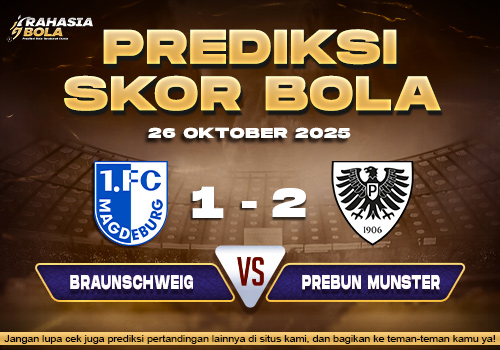 Prediksi Skor Bola Magdeburg vs Preuben Munster 26 Oktober 2025