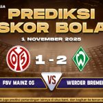 Prediksi Skor Bola Mainz 05 vs Bremen 1 November 2025
