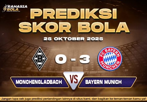 Prediksi Skor Bola Monchenglad vs Munchen 25 Oktober 2025