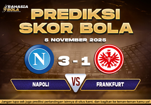 Prediksi Skor Bola Napoli vs Frankfurt 5 November 2025