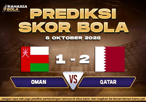 Prediksi Skor Bola Oman vs Qatar 08 Oktober 2025