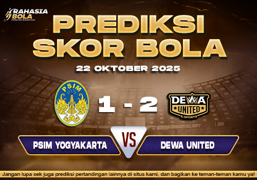 Prediksi Skor Bola PSIM vs Dewa United 22 Oktober 2025