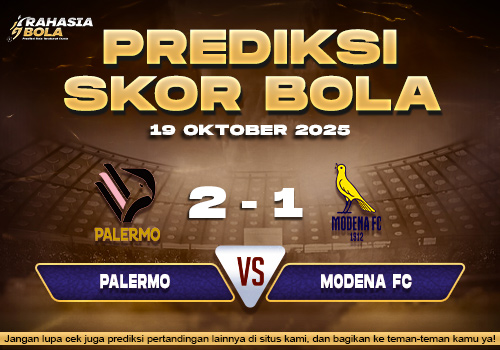 Prediksi Skor Bola Palermo vs Modena 19 Oktober 2025