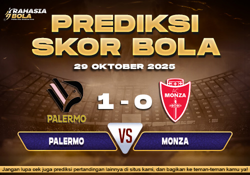 Prediksi Skor Bola Palermo vs Monza 29 Oktober 2025