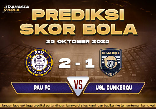 Prediksi Skor Bola Pau vs USL Dunkerque 25 Oktober 2025