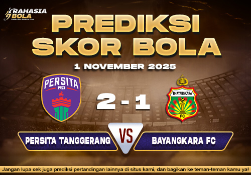 Prediksi Skor Bola Persita vs Bayangkara 1 November 2025