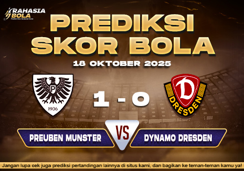 Prediksi Skor Bola Preuben Munster vs Dresden 18 Oktober 2025