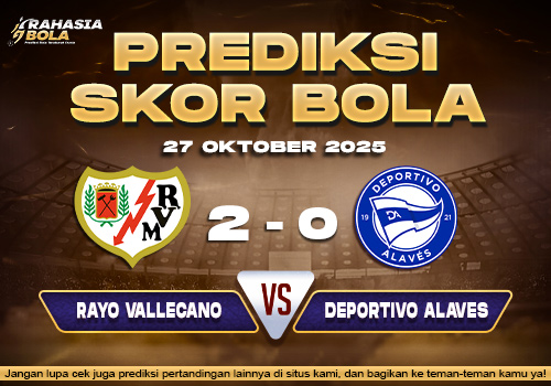 Prediksi Skor Bola Rayo Vallecano vs Alaves 27 Oktober 2025