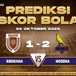 Prediksi Skor Bola Reggiana vs Modena 29 Oktober 2025