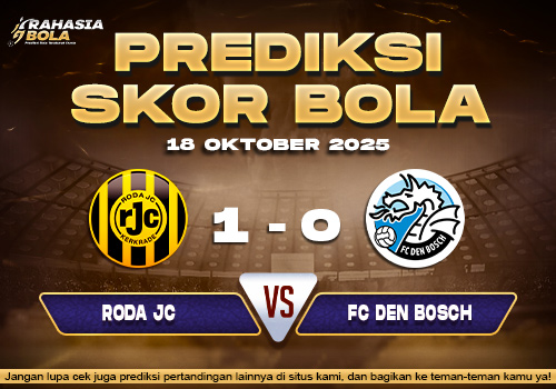 Prediksi Skor Bola Roda JC vs Den Bosch 18 Oktober 2025