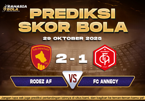 Prediksi Skor Bola Rodez AF vs Annecy 29 Oktober 2025